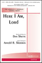 Here I Am Lord SAB choral sheet music cover